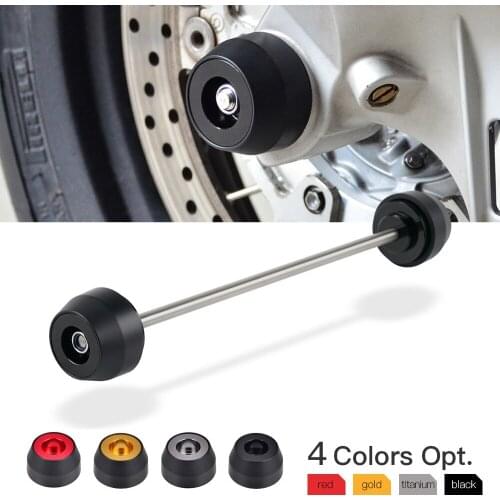 Front Axle Fork Wheel Slider Falling Protector For Aprilia RSV4 RR RF APRC Factory Tuono V4 1100 RR Shiver Dorsoduro 900 750