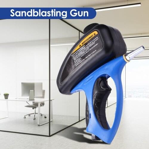 Anti-rust Sandblasting Gun Portable Handheld Pneumatic Glass Tombstone Sprayer Sandblast Machine Air Tools with Small Nozzle
