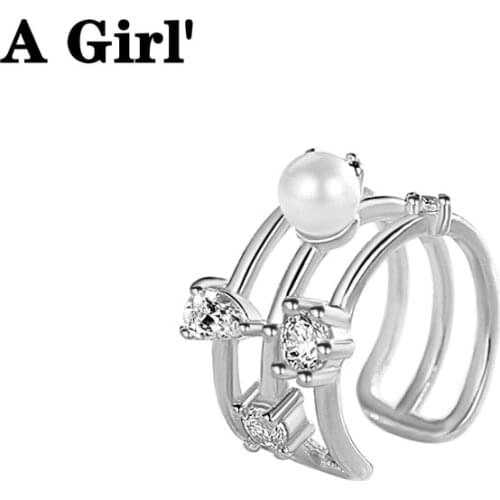 A Girl' Simple Geometric C Shaped Clip Earrings Multilayer Ear Hanging Clip On Earrings for Women Girls Minimalist Ear Cuff