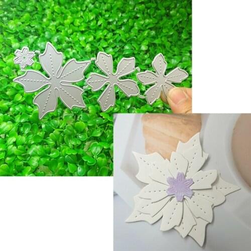 Metal cutting die suitable for festival DIY scrapbook 3D greeting card making embossing process flower template 2021 NEW