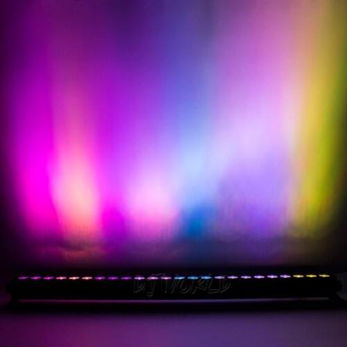 Djworld Led Wall Washer Light RGB 24x9W Led Bar Stage Lighting DMX512 3/7/24/28 Channels IP20 DJ Disco Flood Down Wedding Party