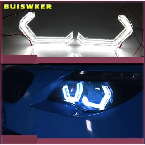 M4 style LED Angel Eyes For BMW M2 ME M4 M5 F10 F12 F13 F18 F30 F31 F32 F33 F34 F35 F36 E46 Cabrio Coupe 2D auto accessory