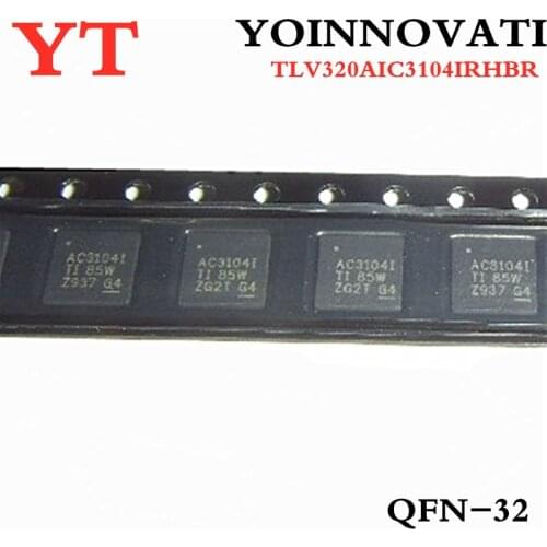 10pcs/lot TLV320AIC3104IRHBR AC3104I TLV320 AUDIO CODEC 24BIT SER QFN32 IC Best quality