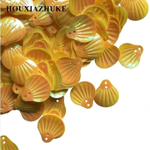 20 mm shell shaped sequins 1000 pcs per lot for diy crafts accessories