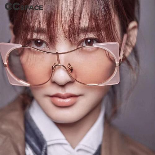 47040 Oversized Square Sunglasses Women Fashion UV400 Vintage Glasses