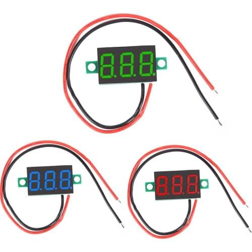 Volt Meter Gauge Display Digital Voltmeter LED 0.36 inch DC4-40V Digital Voltmeter Display Tester For Electromobile Car