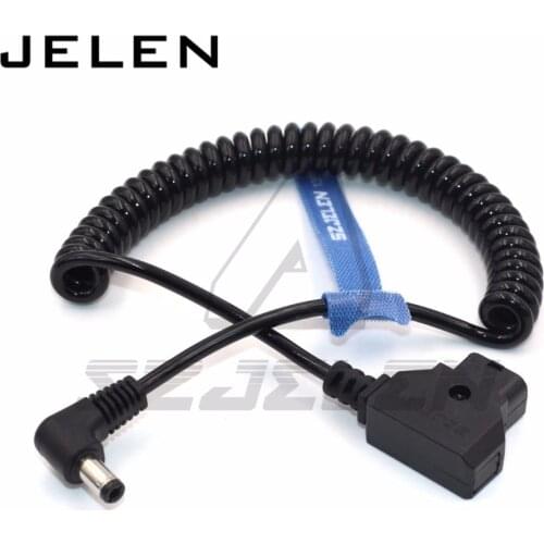 D-Tap to Right Angle DC 5.5x2.5mm Cable for Blackmagic Video Assist 4K monitor power cable