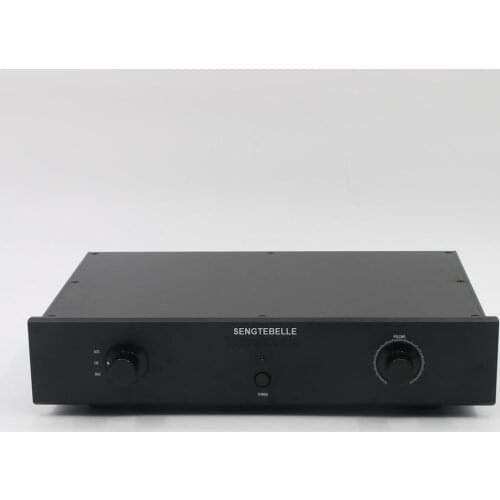 Finished 12AU7 Tube Preamplifier Base On Conrad-Johnson PV12 Circuit With 3 Ways Audio Input