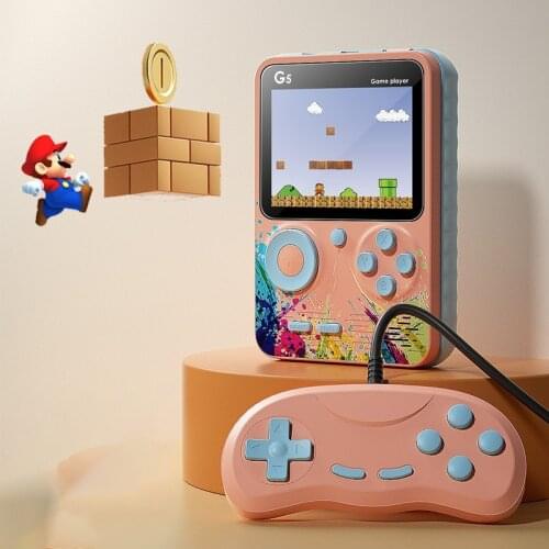 Super Mario Video Game Consoles 500 Nostalgia Games In 1 AV Out Two Player Gamepads Rechargeable Battery Portable Game Kids Gift