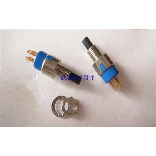 Imported French APEM Round Button Switch 4 Pin Reset Switch Normally Open Normally Closed Hole 6.3MM