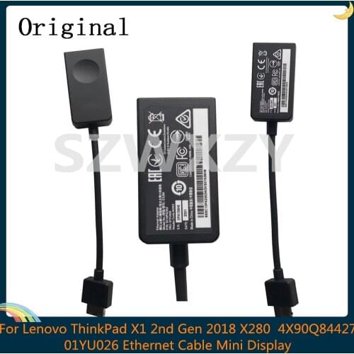 LSC New Original For Lenovo ThinkPad X1 2nd Gen 2018 X280 Ethernet Cable Mini Display 4X90Q84427 01LX667 01YU026 100% Tested
