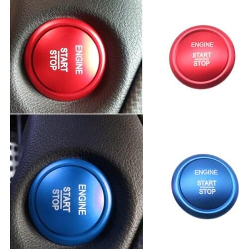 Aluminum Alloy Car Engine Start Stop Ignition Key Ring Sticker For Mercedes Benz A B CLA GLA C GLC V class W176 W205 X253