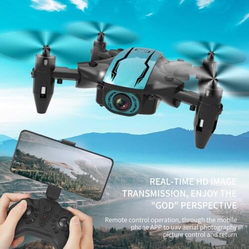 New Mini Drone 4K Profesional 1080P HD Camera WiFi FPV Air Pressure Altitude Hold Black Foldable Quadcopter RC Dron Toy