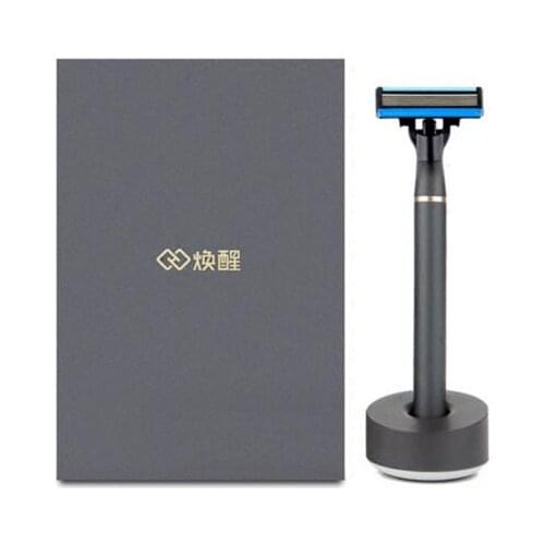 3in1 a sets mi Smart New Men Razor Lemon Flavor 7 in 1 Sets Magnetic Replace the Clip best gift for father housband