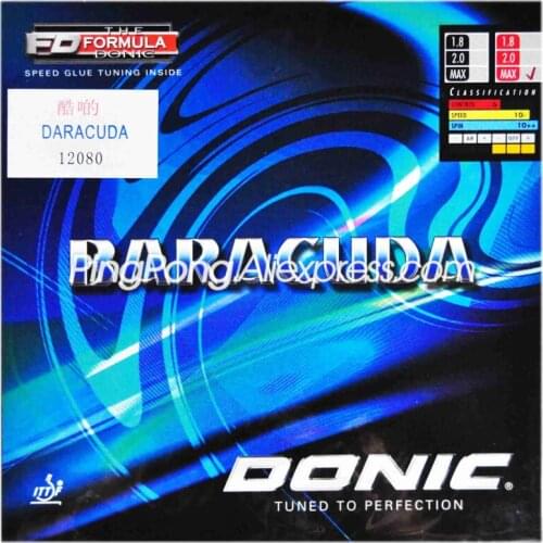 DONIC BARACUDA Table Tennis Rubber Original DONIC BARACUDA Ping Pong Sponge