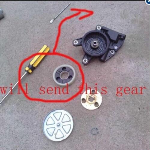 For fait PALIO/SIENA/WEEKEND/4P FRONT 9646736843/46736842 power window motor gear