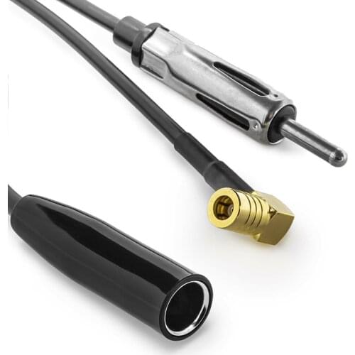 Durable 1PC Auto Aerial Amplifier Splitter Cable Car Radio Antenna Adapter Accessories for DAB Car Radio Splitter Adapter Cable