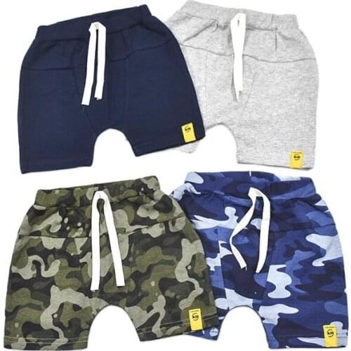 Boys Shorts 1-4 Years Old Summer Casual Unisex Elastic Waist Children Pants Toddler Girl Clothes Kids Shorta Baby Clothing