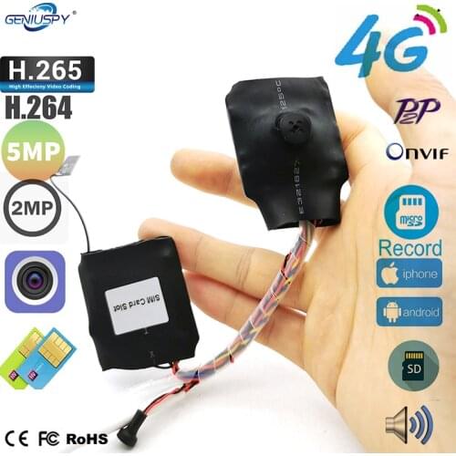 EU Version Covert 5MP 1080P 3G 4G Sim Card Ip Lte Camera Indoor Cctv Security P2P Mobile Phone Remote Carry Low Lux Camhi App