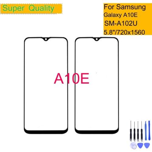 Replacement For Samsung Galaxy A10E A102U Touch Screen Front Glass Panel LCD Outer Display Lens A10e SM-A102U Front Glass