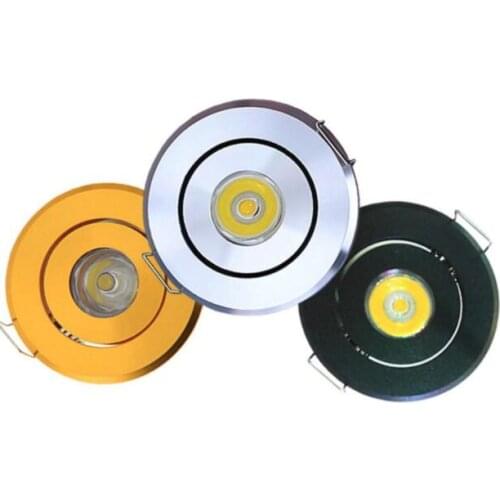 110V 220V LED Mini ceiling LED spot light lamp dimmable 1W 3W mini LED downlight white,black,silver Minidownlight