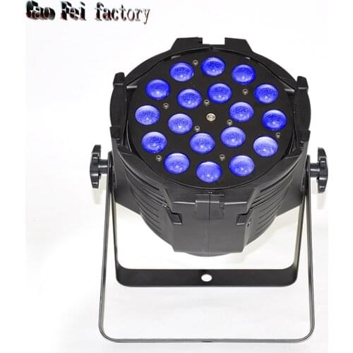 Led Party Dmx Light Lyre Zoom Wash Par 18X12W 4In1 RGBW Disco Light With Powercon Good For Dj Stage Wedding Lighting Show