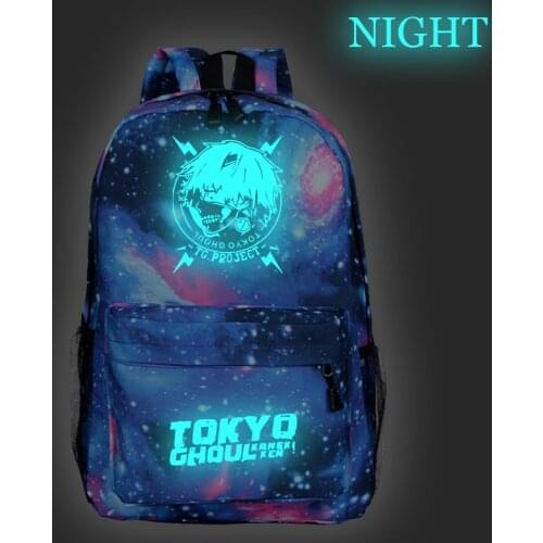 Tokyo Ghoul Luminous School Bags Students Shouler Backpack Fashion New Pattern School Rucksack Travel Bag Laptop Pack Daypacks