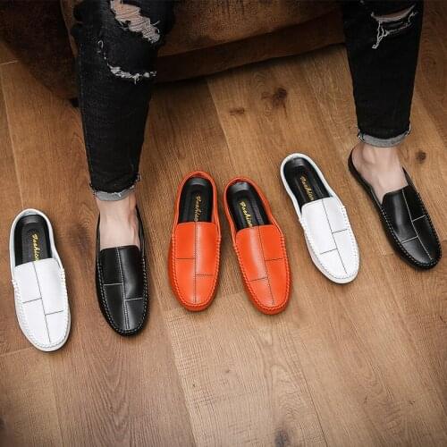 Outdoor comfortable Men Shoes Moccasins Loafers Man Leather Shoes Fashion Masculino Classic Handmade Slip On Driving Casual Shoe