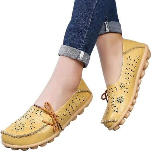 Women shoes 2021 hot fashion flats loafers shoes woman round toe ballet hollow ladies shoes tenis feminino women sneakers
