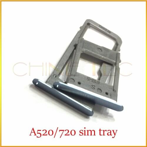 10set For Samsung Galaxy A5 2017 A7 2017 / A520F A720F Nano SIM Card micro SD Tray Holder Slot Adapter