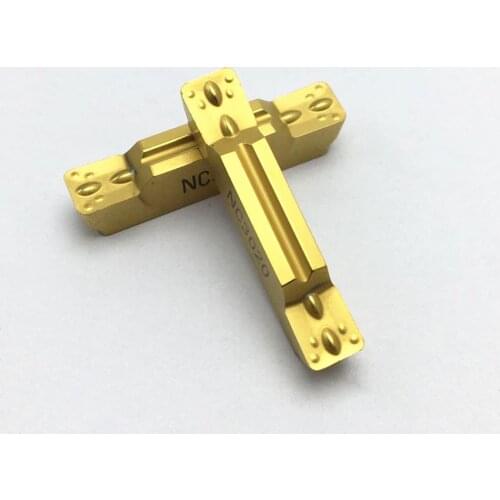 100PCS high quality MGMN500 M NC3020 5mm separate slotted carbide blade metal lathe tool CNC machine tool cutting tool MGMN 500