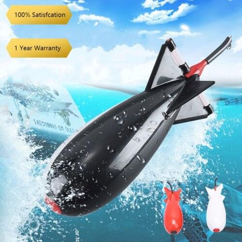 20PCS Carp Fishing Rockets Spod Bomb Fishing Tackle Feeders Pellet Rocket Feeder Float Bait Holder Maker Tackle Tool Accessories