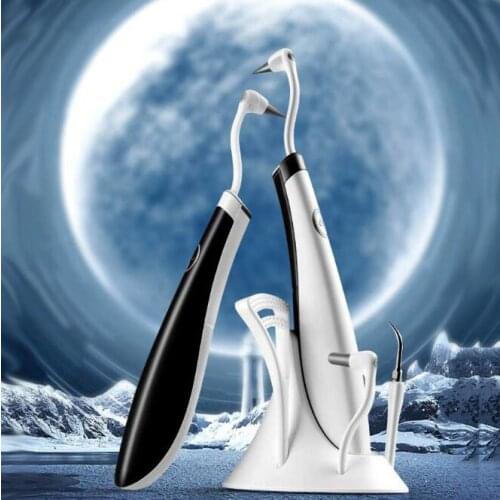 6Set/Lot Portable Ultrasonic Dental Calculus Removal Beauty Tooth Wash Electric Toothbrush Light Guide Oral Irrigator HA2058