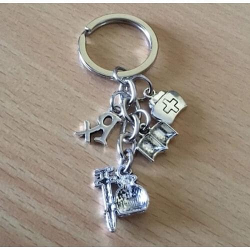 Pharmacist Keyring Rx Symbol Keyring Pharmacist Rx Symbol Keychain Dispensers