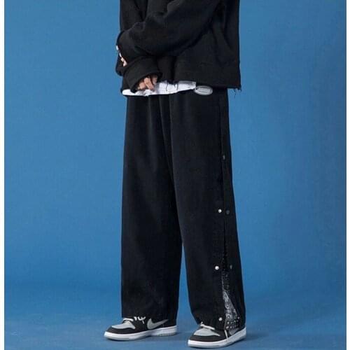 Woman Pants Summer Thin Trousers Breasted Loose Casual Pants Harajuku Korean Fashion traf y2k urbano Capri Oversized Pants