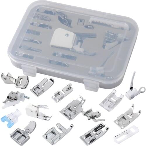 15pc Household Sewing Machine Parts CY-015 Sewing Machine Accessories for Brother Janome Singer Juki Domestic Foot Presser