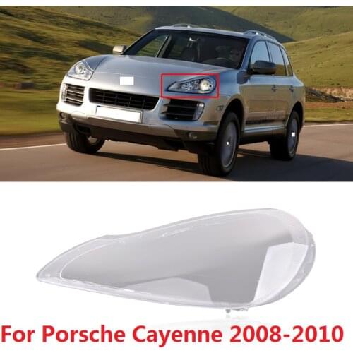 CAPQX For Porsche Cayenne 2008 2009 2010 Front Headlamp Lampshade Headlight Waterproof Bright Head Lamp Shade light Shell Cover