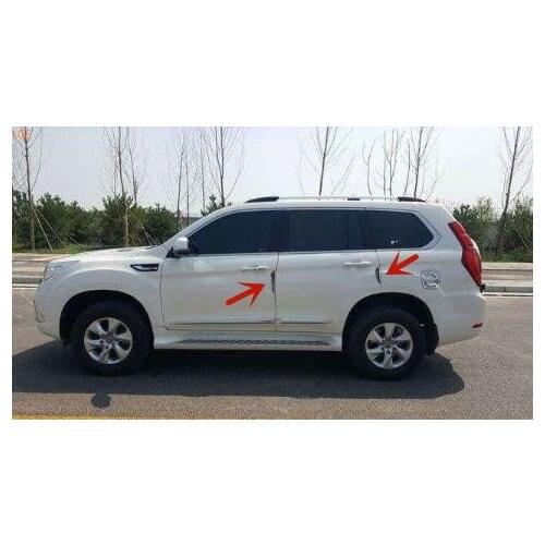 For Haval H9 2015-2019 Eco-friendly soft glue Car door Anti-collision article Anti-scratch protection decoration Car styling