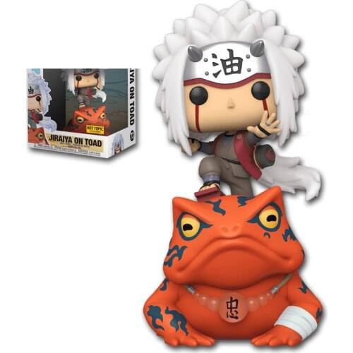 JP Animation Naruto JIRAIYA ON TOAD 73# KURAMA MODE KURAMA 97# Glows Hot Topic Vinyl Figure Dolls Action Toy Figures Model Toys