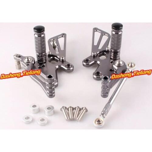 Motorcycles Adjustable Shift Brake Rear Set Footpegs Foot Rest Peg For Kawasaki Ninja 250R 2008-2012 Pair Spare Parts