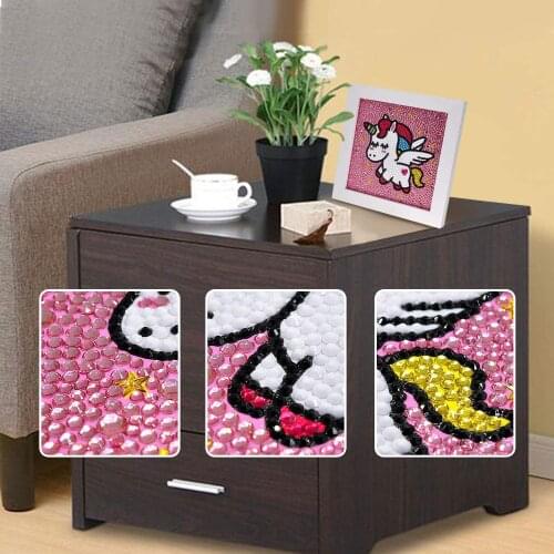 5D Diamond Painting Kit for Kids Easy and Small DIY Full Drill Painting by Number Kits Best Gift for Children Home Wall Decor