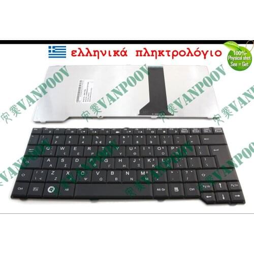 New Notebook Laptop keyboard for Fujitsu Amilo Pa3515 Pa3553 Sa3650 Esprimo Mobile V6505 V6545 Black Greek Greece GK - NSK-F300L