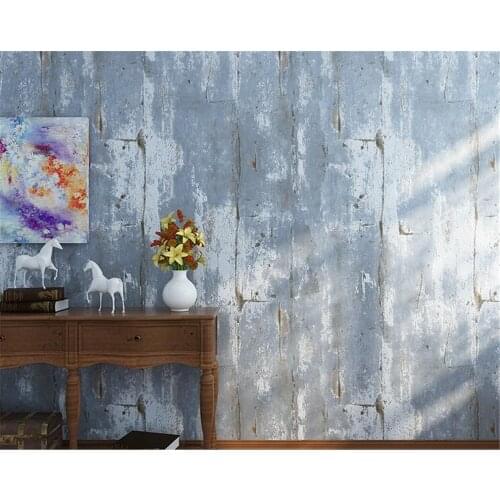 Beibehang Vintage mottled industrial wind non-woven wallpaper nostalgic 3D embossed bar restaurant cafe 3d wallpaper roll behang