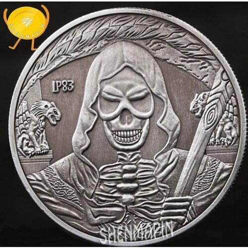 Halloween Enchanter Commemorative Coin One Troy Ounce 999 Silver Limited Edition of 10000 Coins Collectibles Christmas Gift