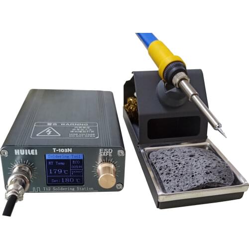 Quick Heating T12 soldering station，electronic welding iron solder iron tip welding tool，Digital Temperature Controller Solderin