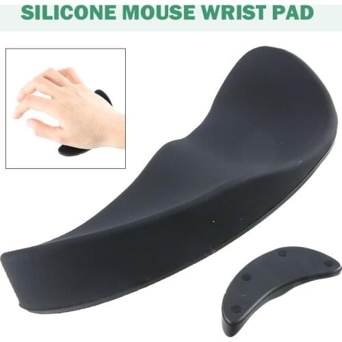 High Quality Silicone Wrist Rest Mouse Pad Portable Durable Computer Laptop Game Office Mat For Working Playing Games
