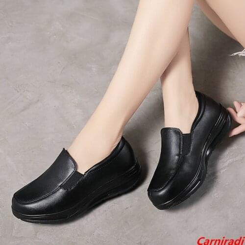 Height Increase Soft Comfortable Nurse Shoes Women Profession Waterproof Flatform Casual Sneaker Ladies Plattorm Walking Shoes