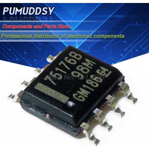 10PCS 75176 SN75176BDR SN75176BD SN75176B SN75176 SOP8