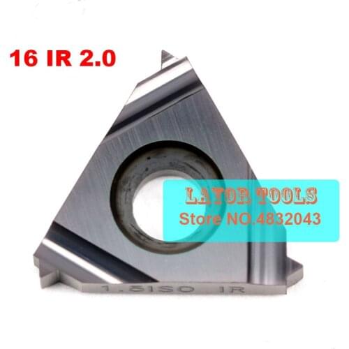 16 IR 2.0 ISO ,Indexable Tungsten Carbide Threading Lathe Inserts for Threaded Lathe Holder,thread turning tool holders