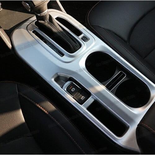 Lsrtw2017 Car Center Console Gear Panel Frame Trim Cover Chrome for Trumpchi Gac Gs3 2017 2018 2019 2020 2021 Accessories Auto